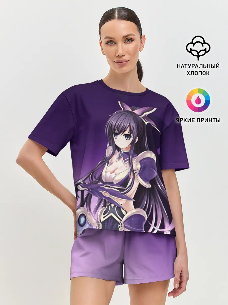 Женская пижама с шортами / Date A Live yatogami