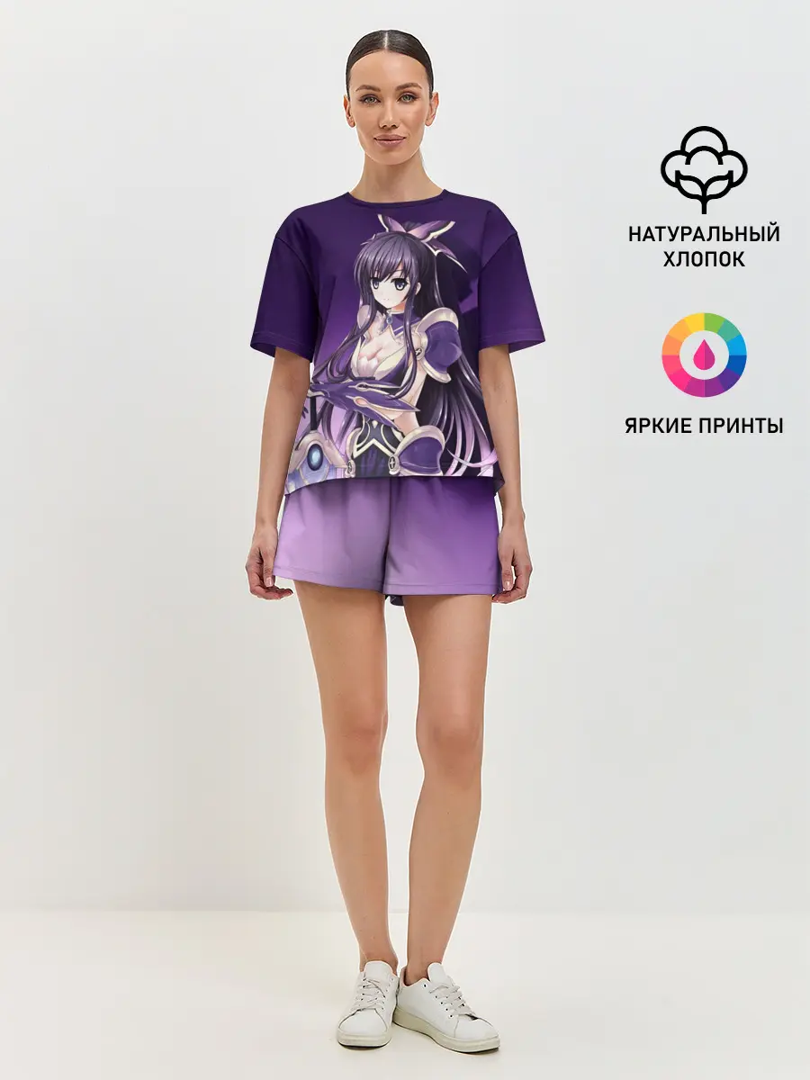 Женская пижама с шортами / Date A Live yatogami