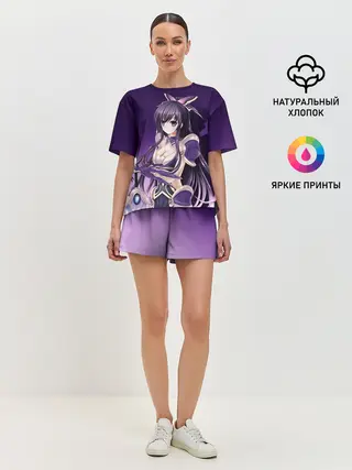 Женская пижама с шортами / Date A Live yatogami