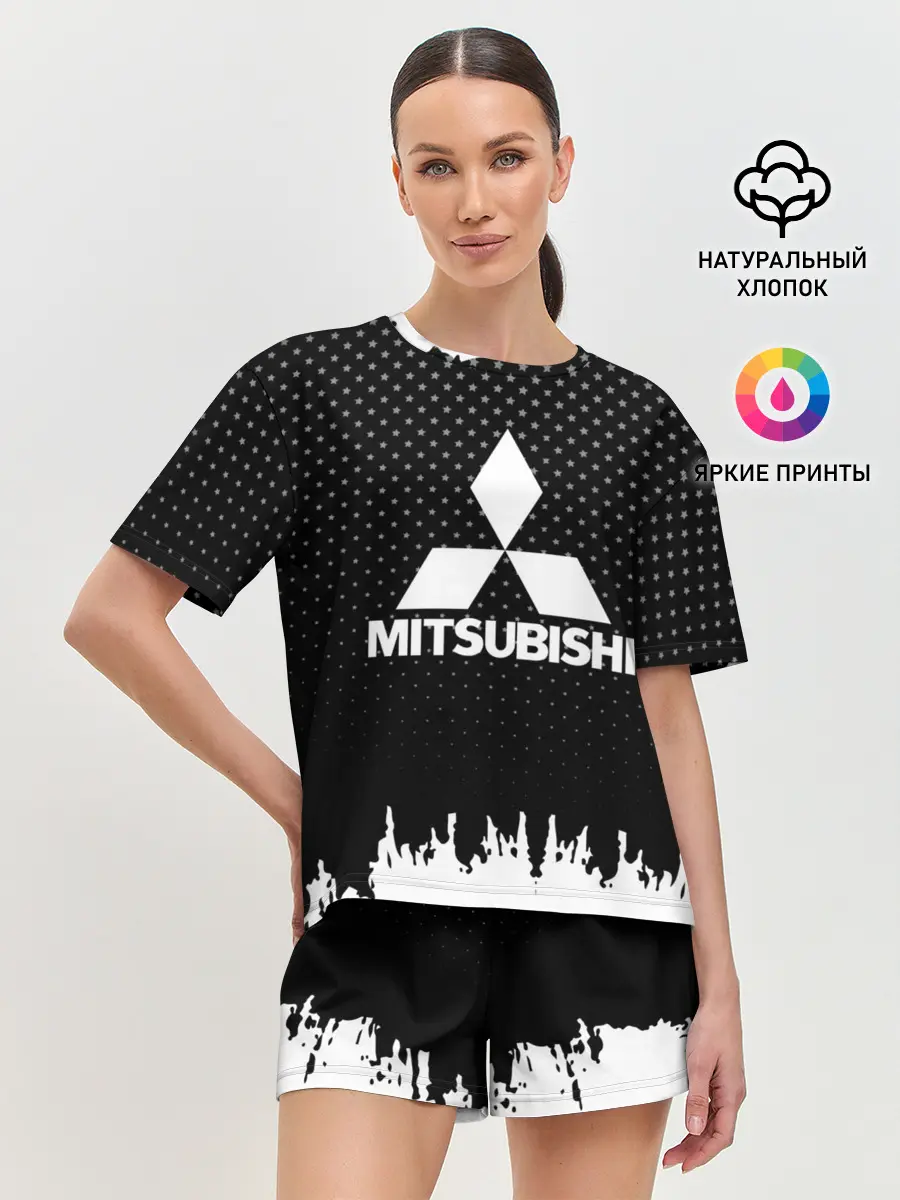 Женская пижама с шортами / Mitsubishi