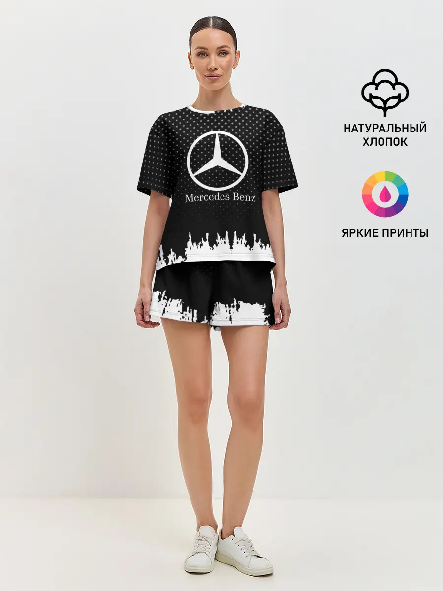 Женская пижама с шортами / Mercedes-Benz