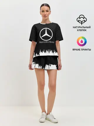 Женская пижама с шортами / Mercedes-Benz