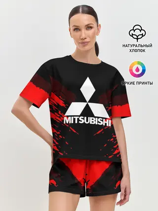 Женская пижама с шортами / MITSUBISHI SPORT COLLECTION
