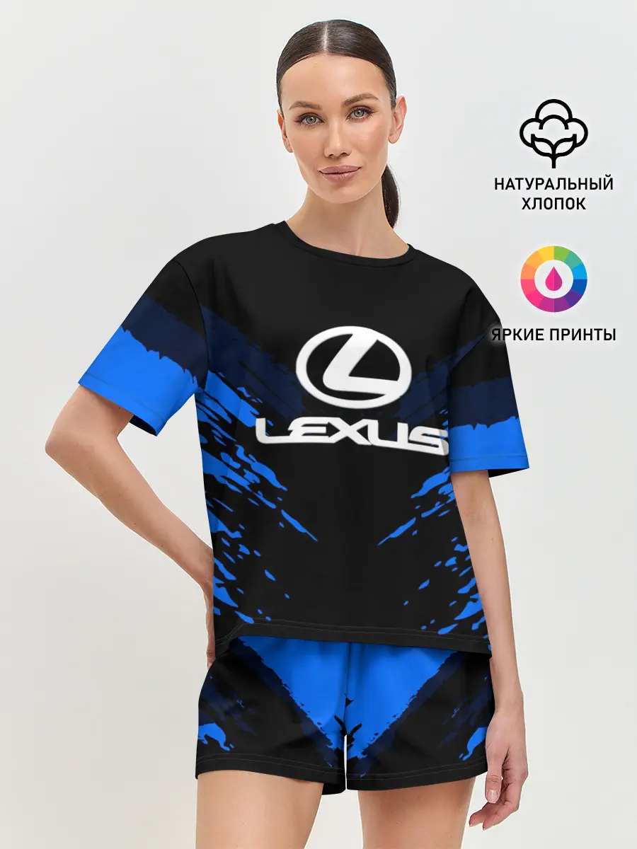 Женская пижама с шортами / LEXUS SPORT COLLECTION