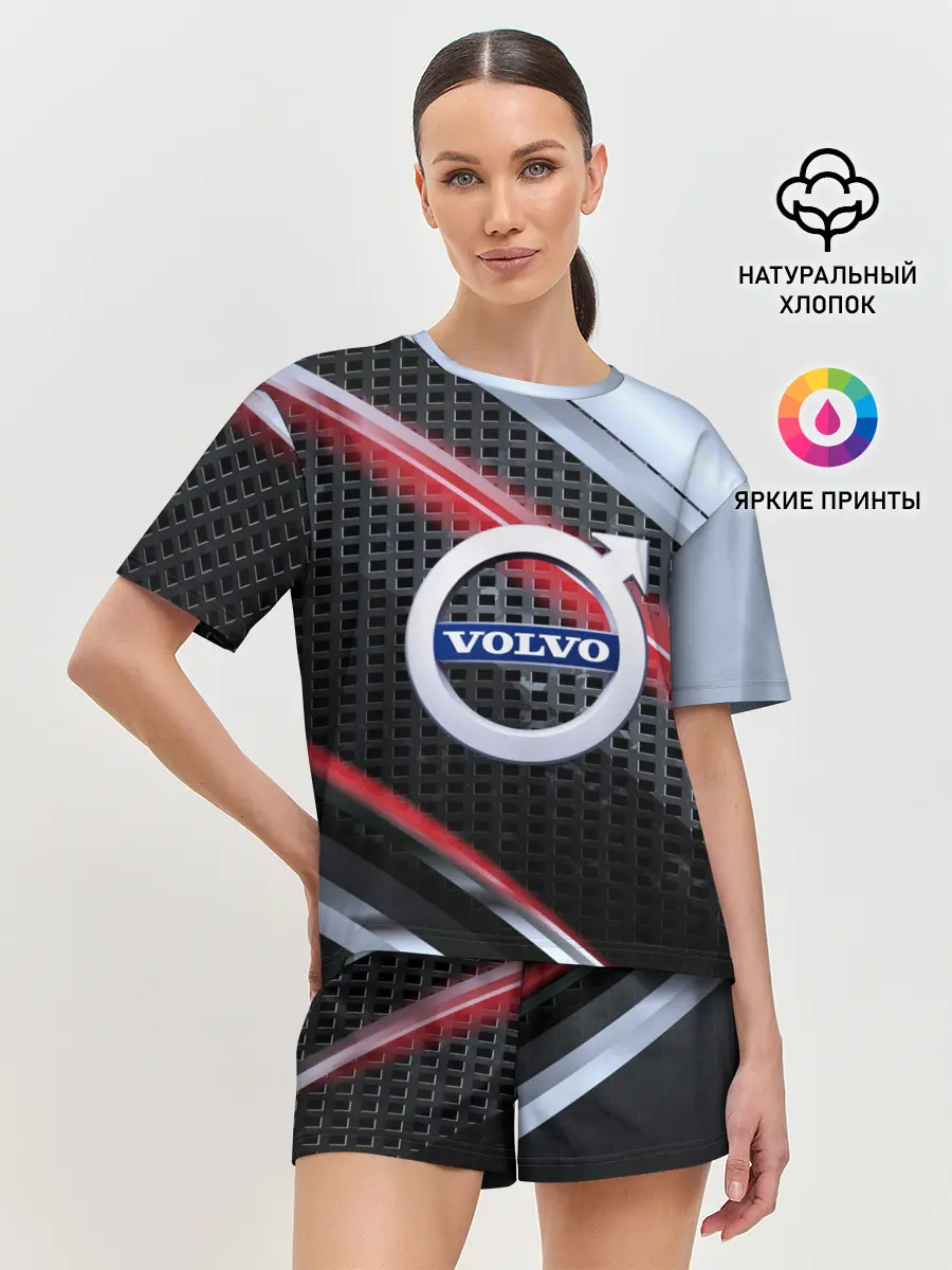 Женская пижама с шортами / VOLVO high speed collection