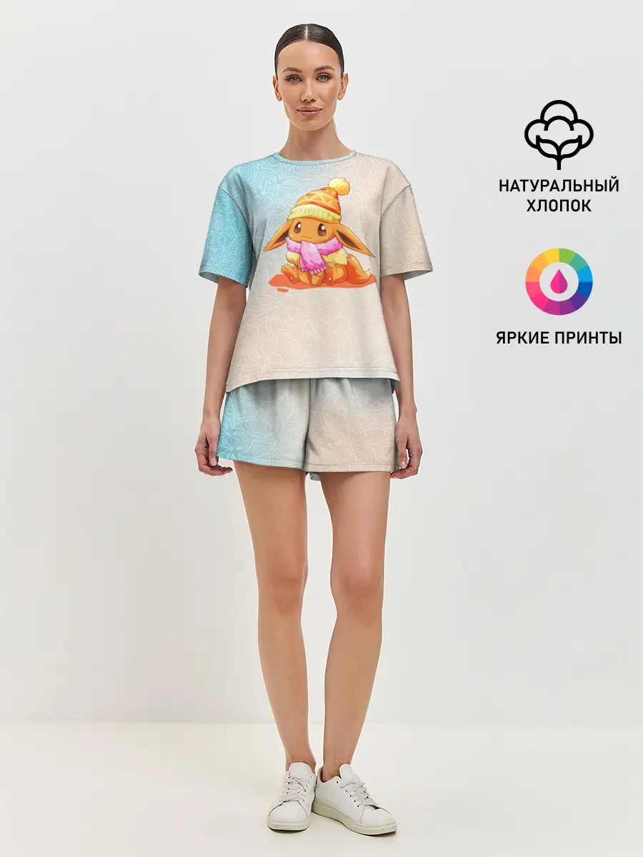 Женская пижама с шортами / Покемон Иви