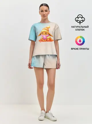 Женская пижама с шортами / Покемон Иви