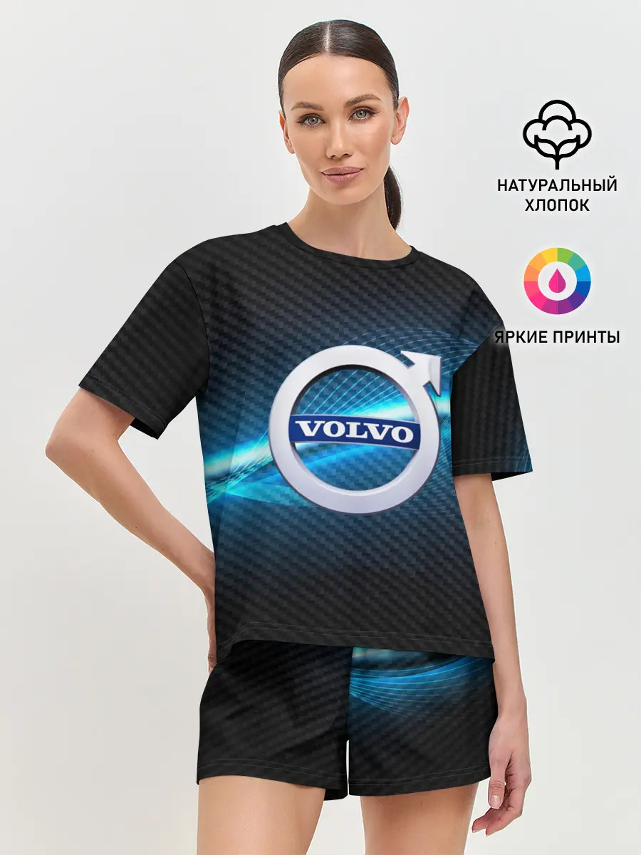 Женская пижама с шортами / VOLVO machine motor XXI