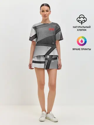 Женская пижама с шортами / KIA metalic motors