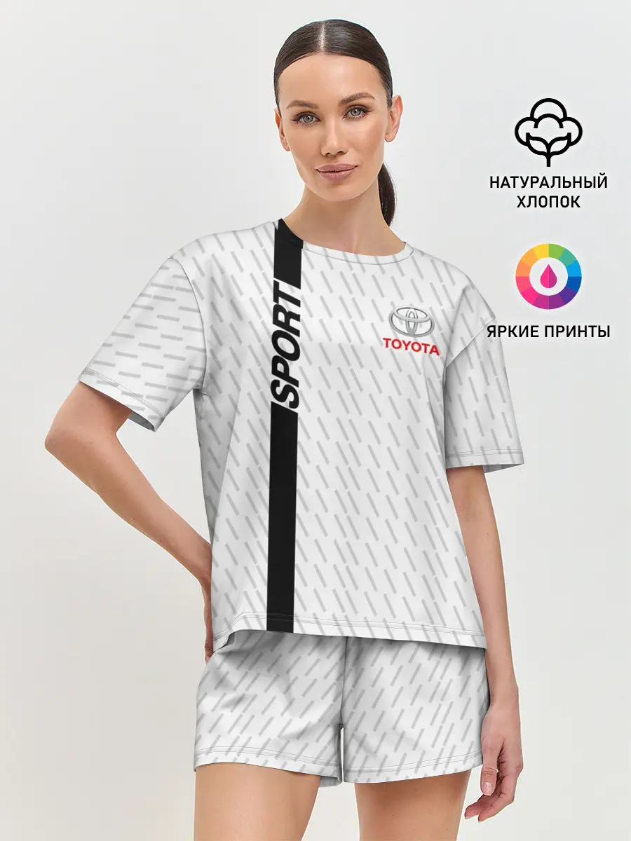 Женская пижама с шортами / TOYOTA SPORT