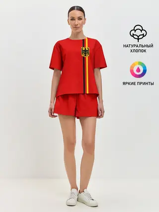 Женская пижама с шортами / Германия, лента с гербом