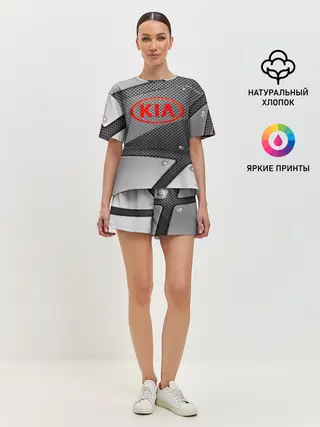 Женская пижама с шортами / KIA metalic 2018