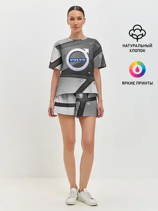 Женская пижама с шортами / VOLVO metalic 2018