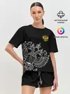 Женская пижама с шортами / Герб России
