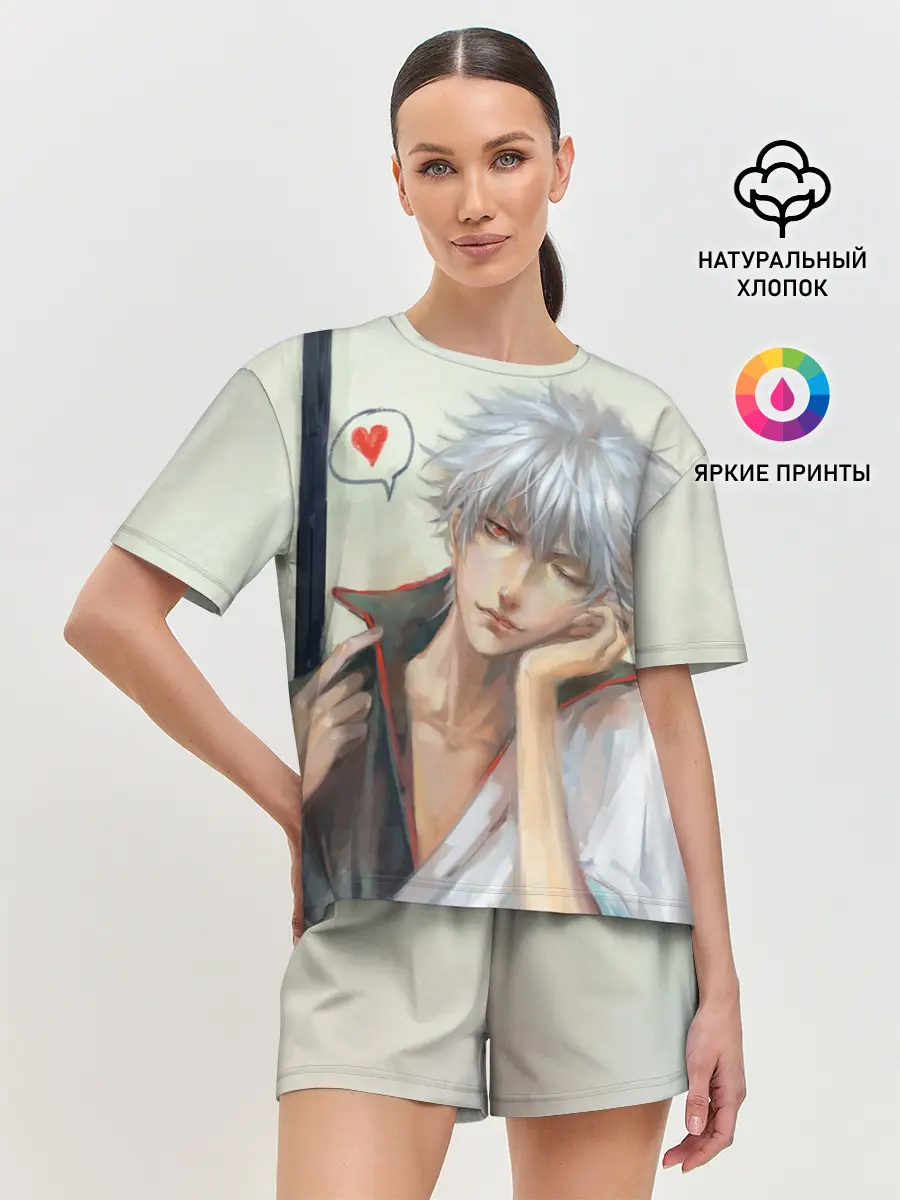 Женская пижама с шортами / Sakata Gintoki