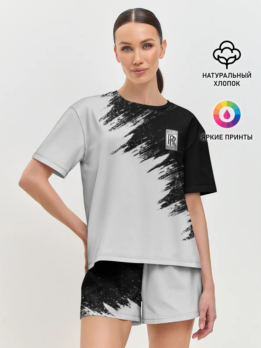 Женская пижама с шортами / Rolls-Royce