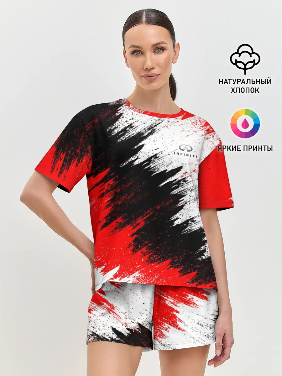 Женская пижама с шортами / INFINITI