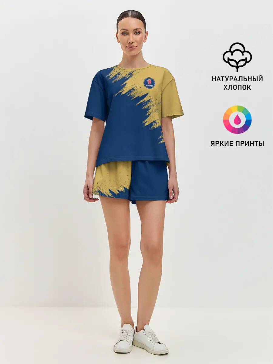 Женская пижама с шортами / SAAB