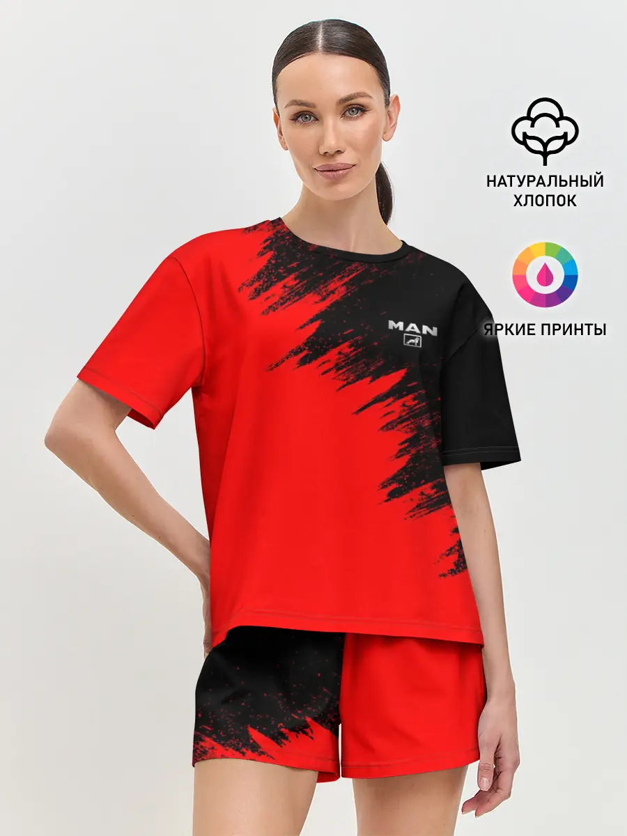 Женская пижама с шортами / MAN