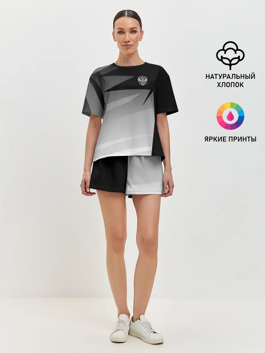 Женская пижама с шортами / RUSSIA SPORT | РОССИЯ СПОРТ