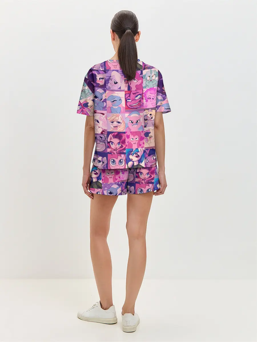 Женская пижама с шортами / My Little Pony Ahegao