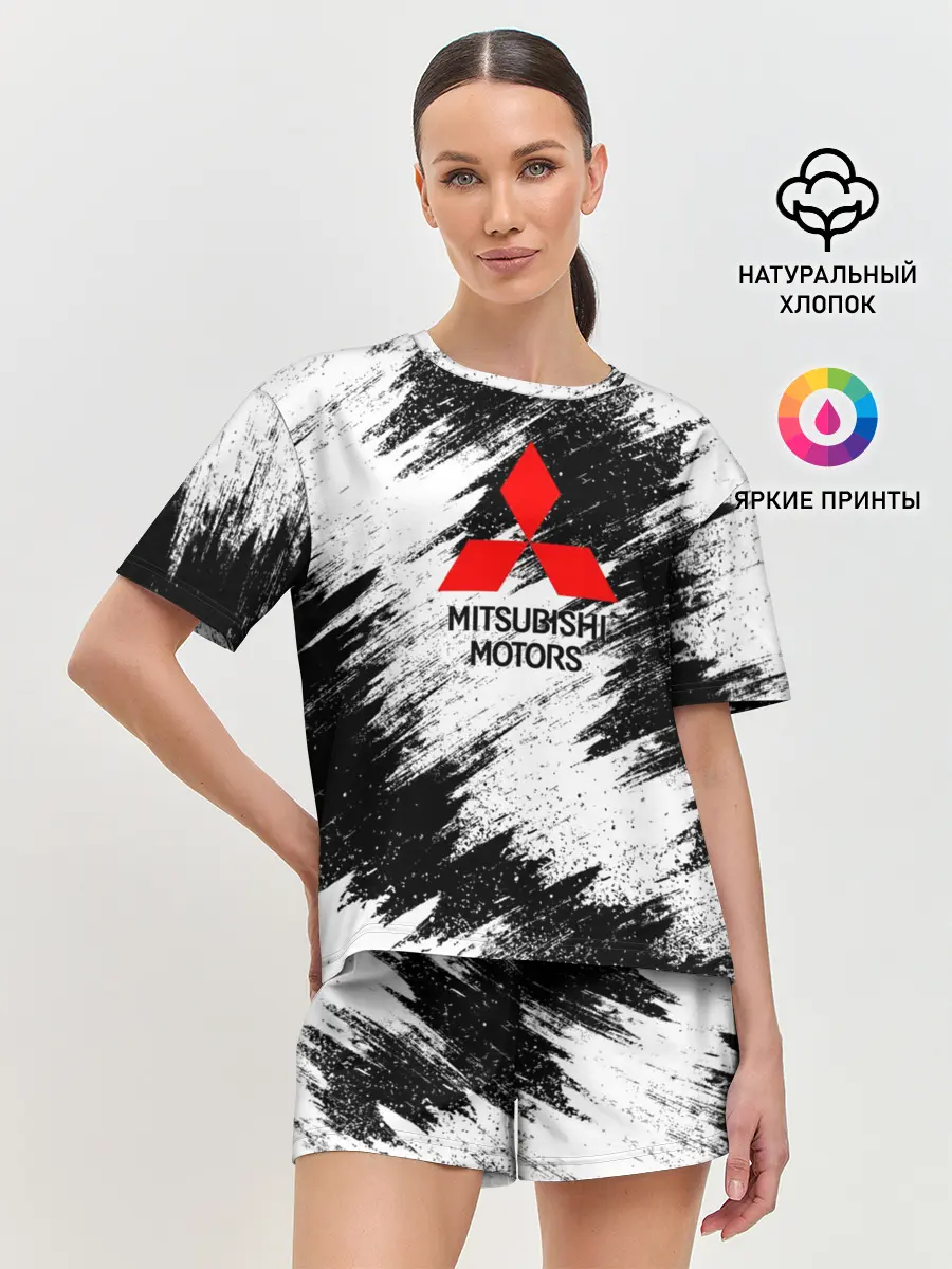 Женская пижама с шортами / Mitsubishi