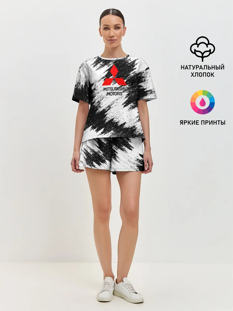 Женская пижама с шортами / Mitsubishi