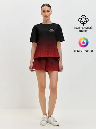 Женская пижама с шортами / AUDI SPORT