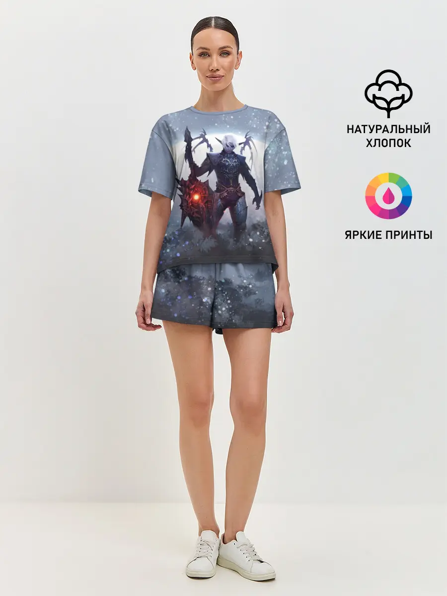 Женская пижама с шортами / Dark knight