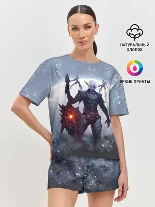 Женская пижама с шортами / Dark knight