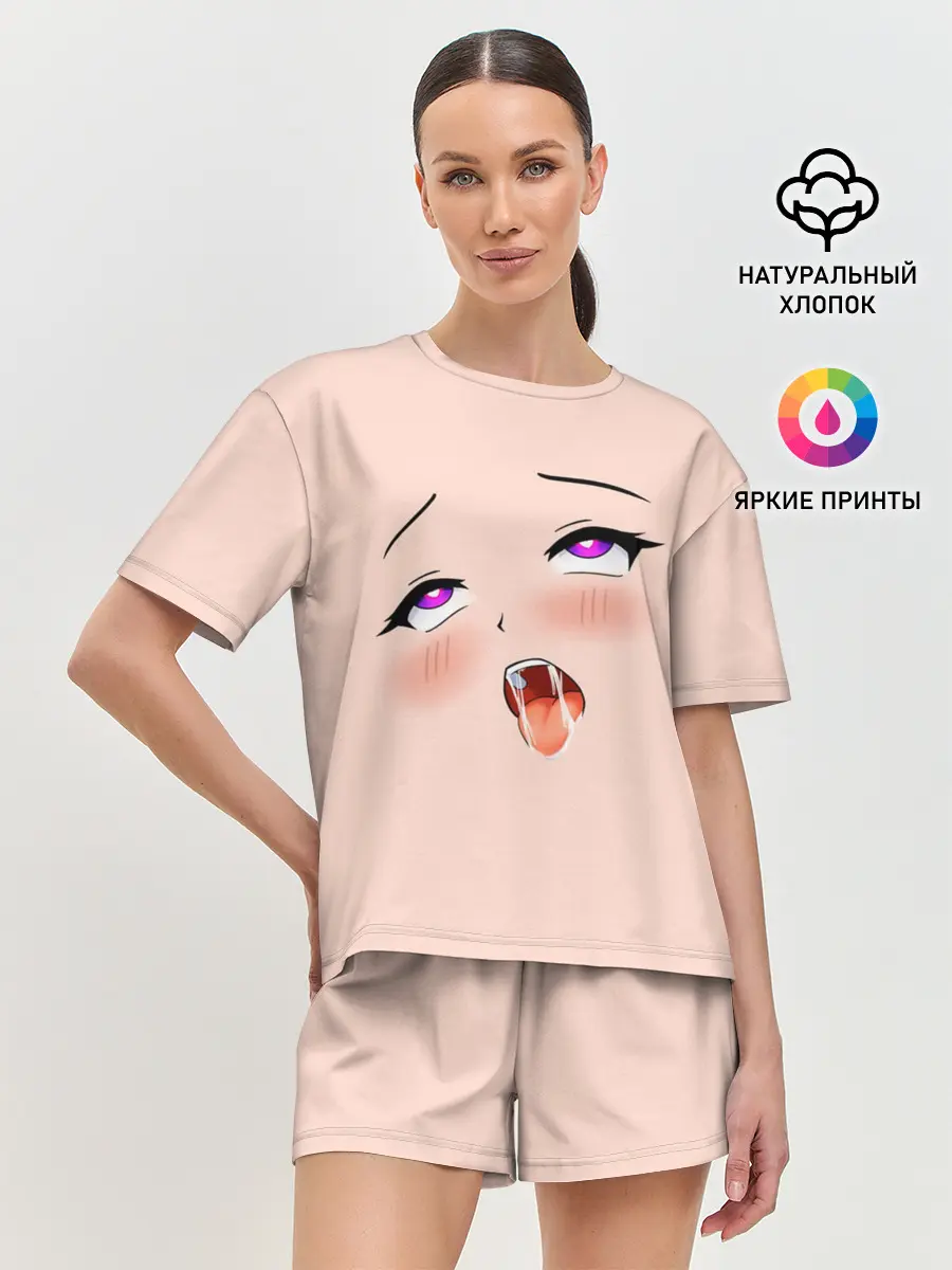 Женская пижама с шортами / Ahegao pick