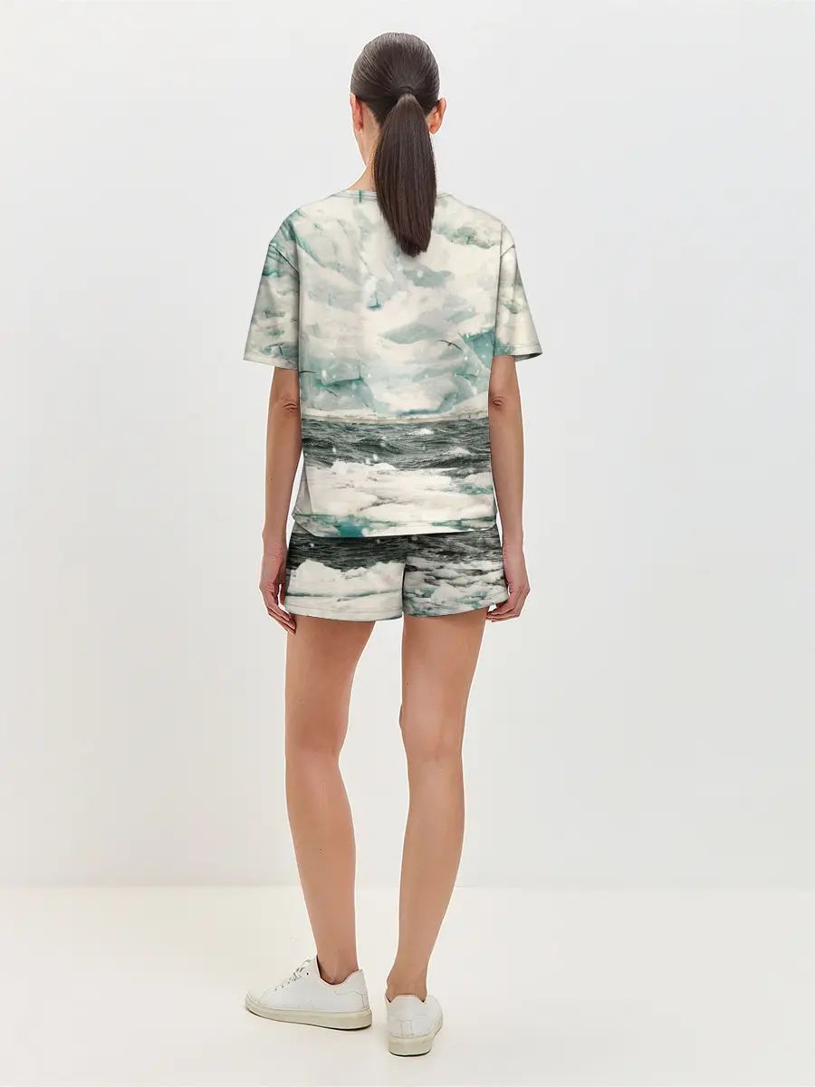 Женская пижама с шортами / Ледокол Вега