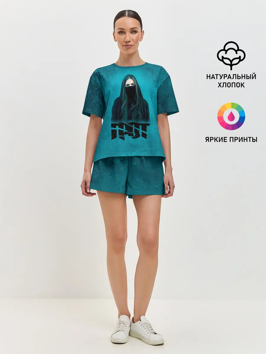 Женская пижама с шортами / Drummatix