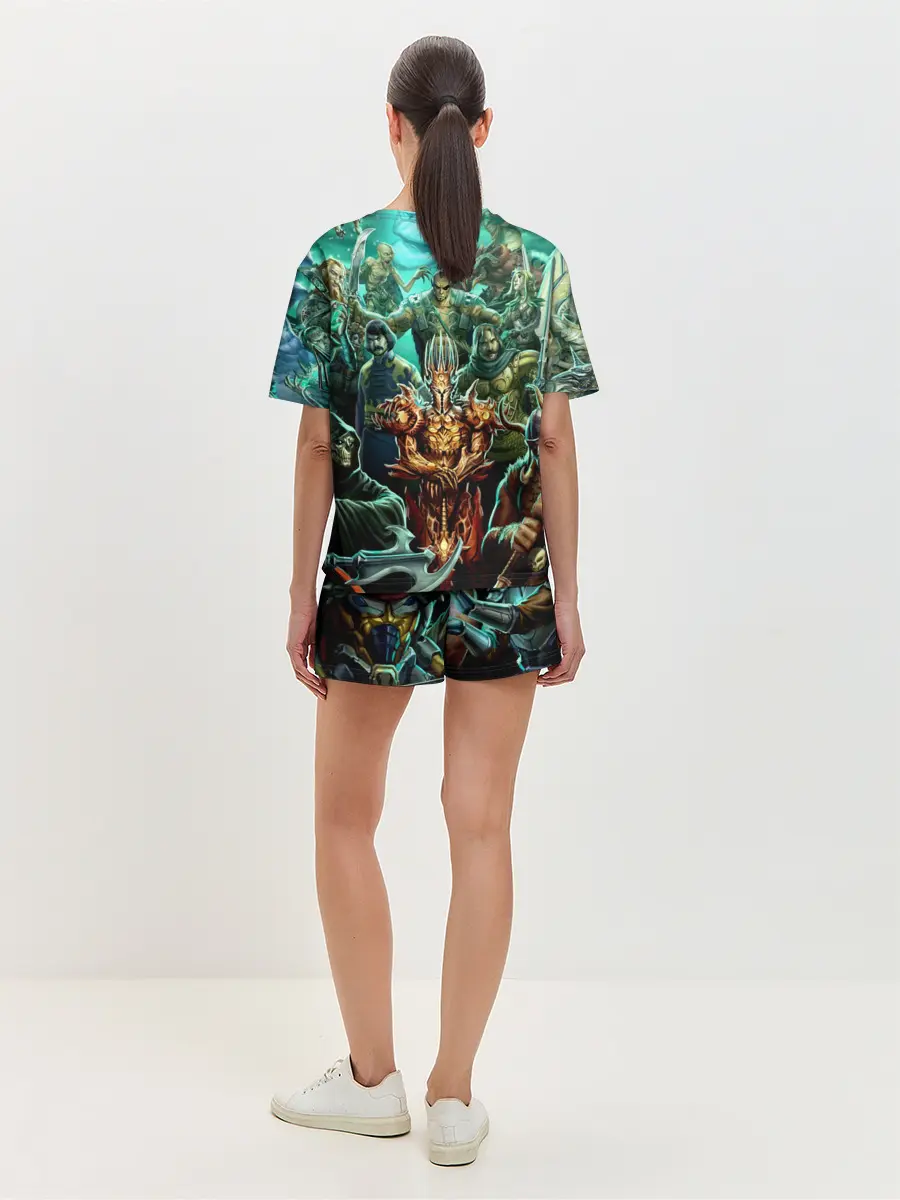 Женская пижама с шортами / Герои