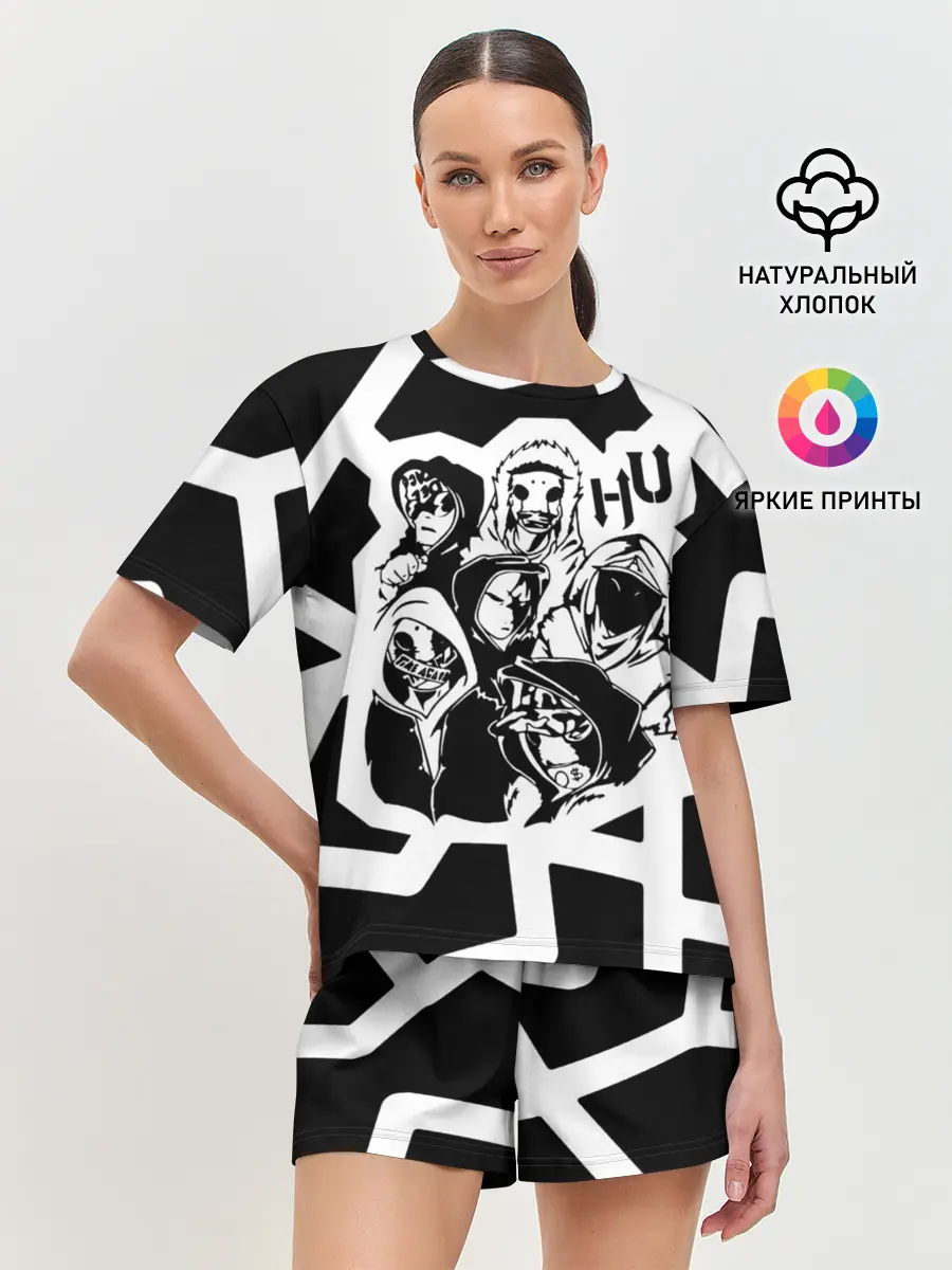 Женская пижама с шортами / Hollywood Undead