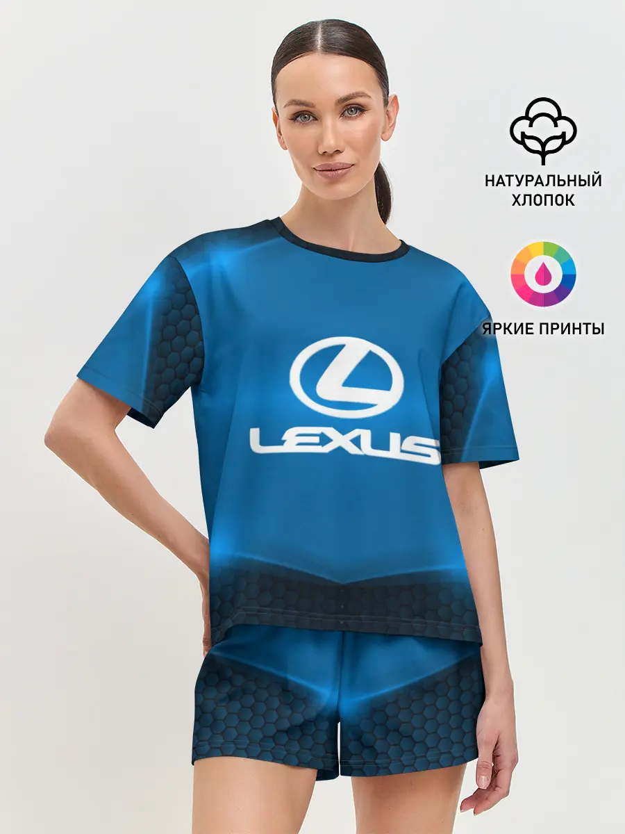 Женская пижама с шортами / Lexus SPORT