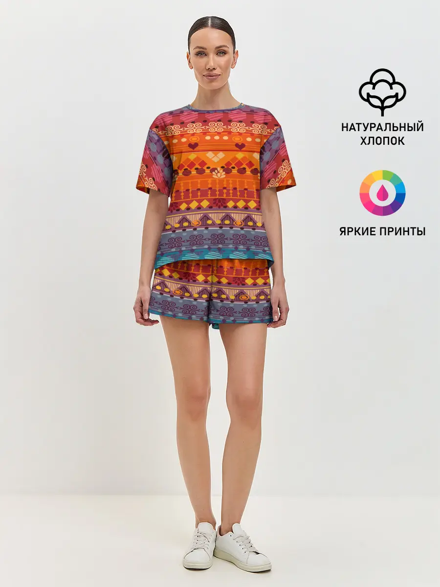 Женская пижама с шортами / mexico style