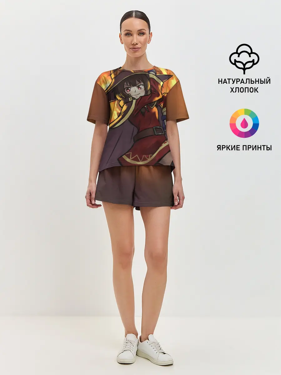 Женская пижама с шортами / Этот замечательный мир!