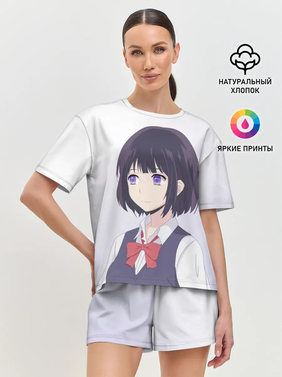 Женская пижама с шортами / Hanabi Yasuraoka