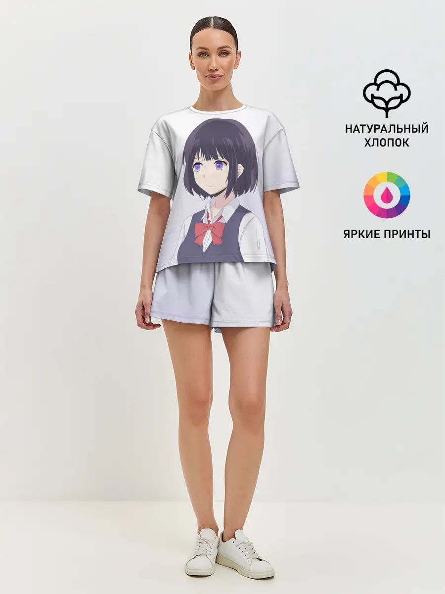 Женская пижама с шортами / Hanabi Yasuraoka