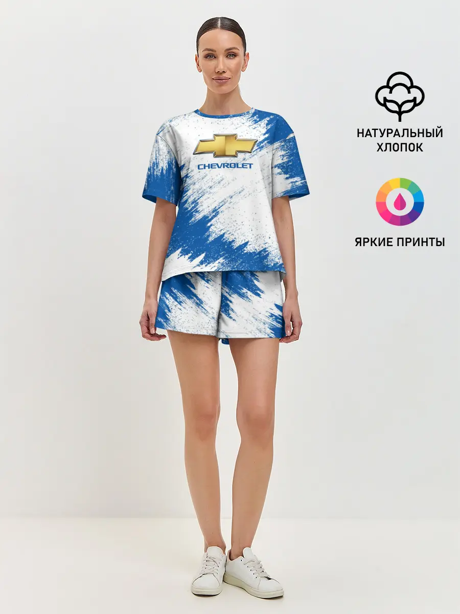 Женская пижама с шортами / Chevrolet