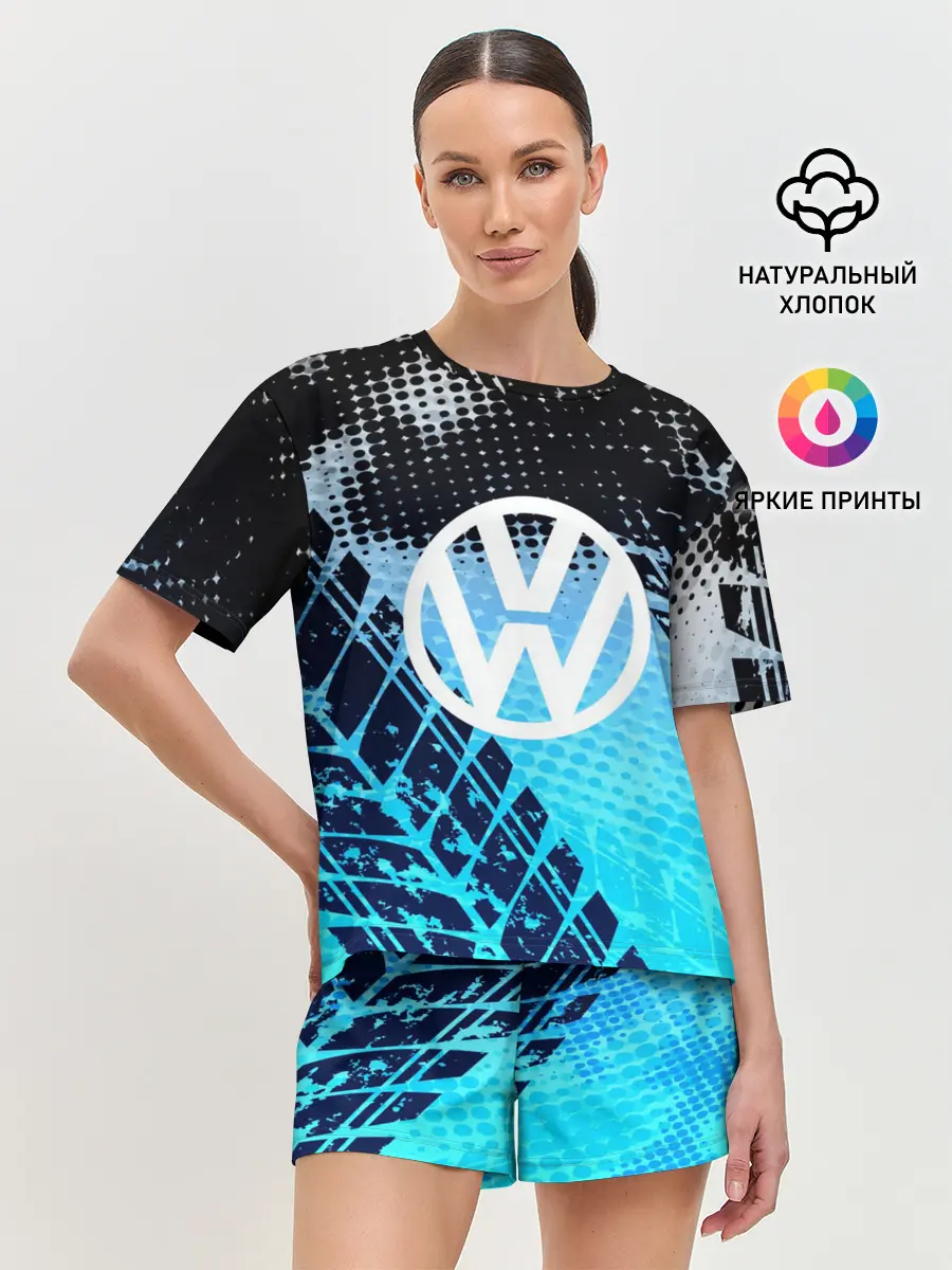 Женская пижама с шортами / Volkswagen sport auto motors