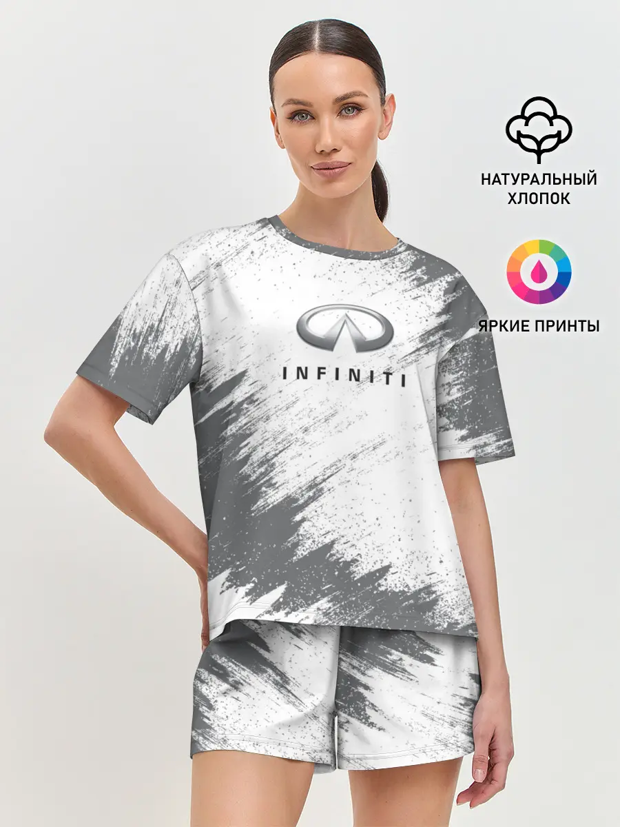 Женская пижама с шортами / INFINITI
