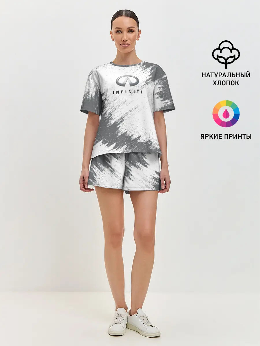 Женская пижама с шортами / INFINITI