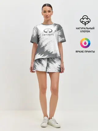 Женская пижама с шортами / INFINITI