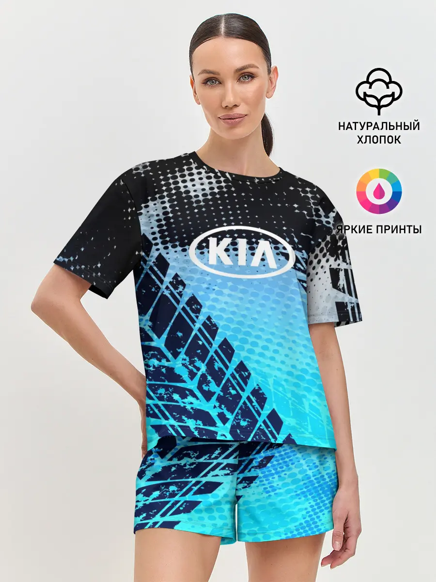 Женская пижама с шортами / KIA sport auto motors