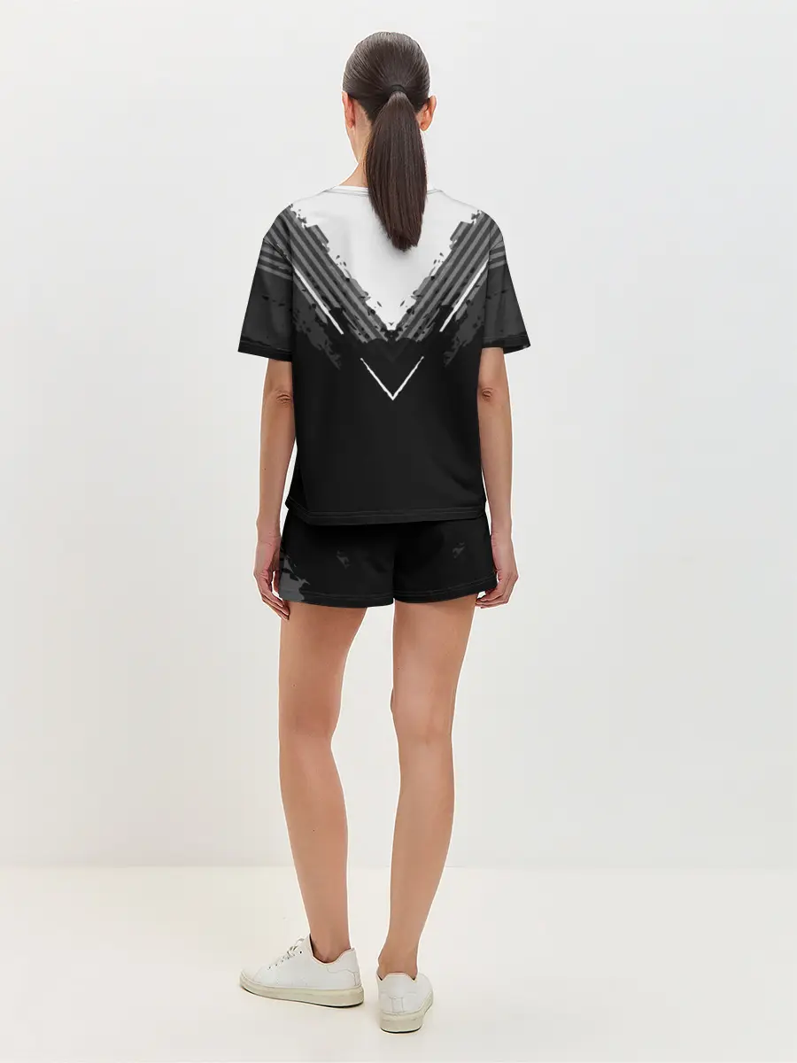 Женская пижама с шортами / Barcelona abstract original