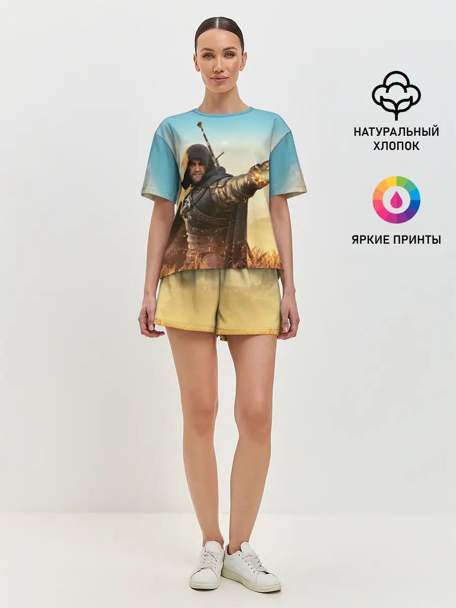 Женская пижама с шортами / Ведьмак. Игни