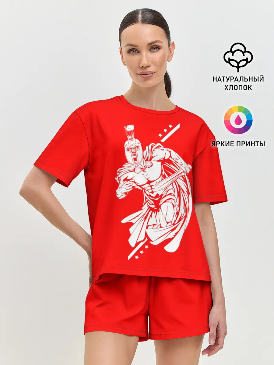 Женская пижама с шортами / Гладиатор