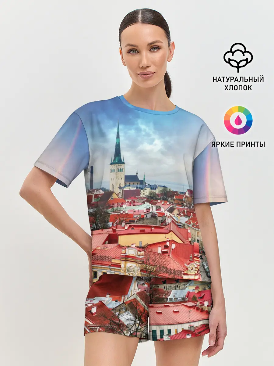 Женская пижама с шортами / Таллин